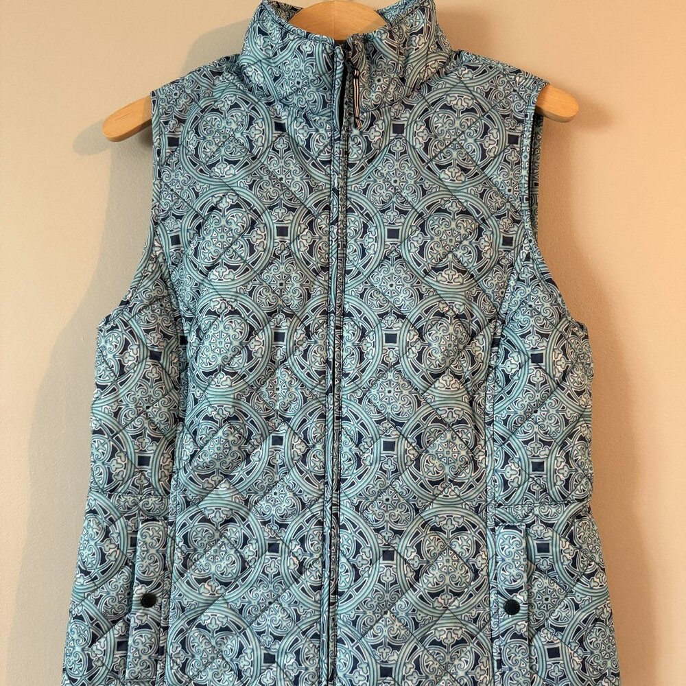 Talbots Paisley Puffer (not too puffy) Vest